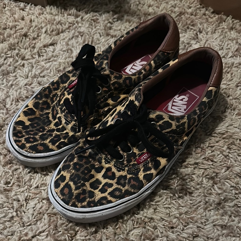 Vans Leopard Print Sneakers